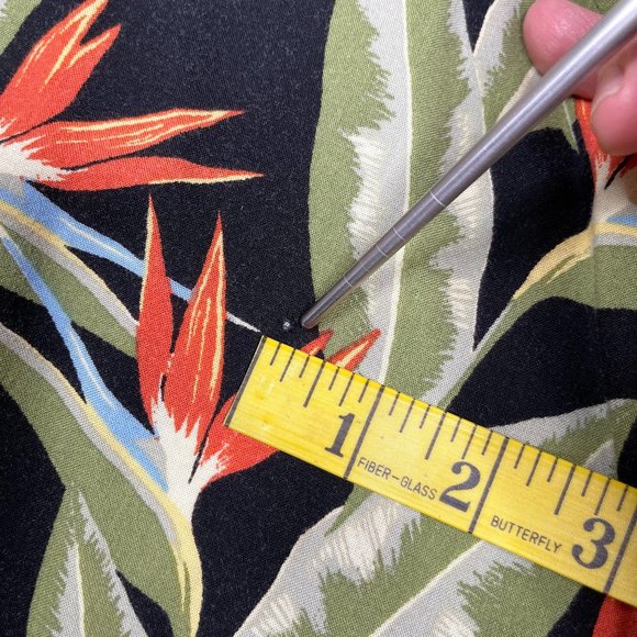 % Puritan Men's Floral Button Down Sz 3XL - Picture 7 of 10